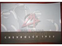 Chevrolet master delux 1937 Buklet
